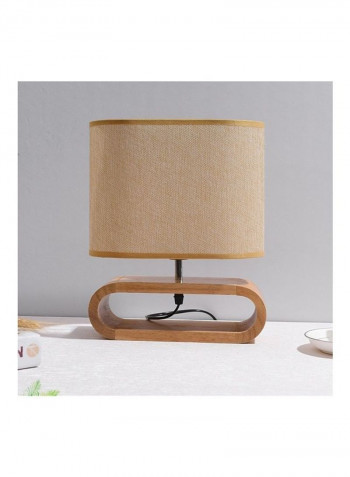 Nordic LED Vertical Table Lamp Brown 31x31x38cm