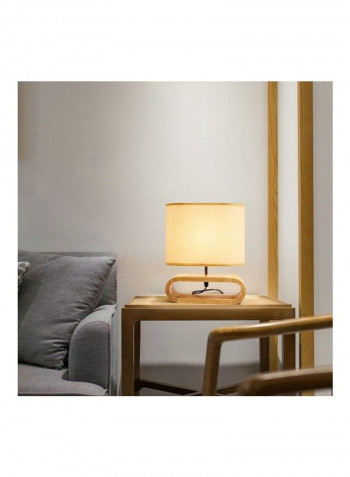 Nordic LED Vertical Table Lamp Brown 31x31x38cm