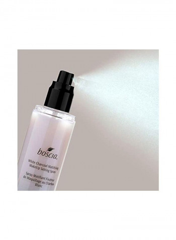 White Charcoal Mattifying Makeup Setting Spray Clear