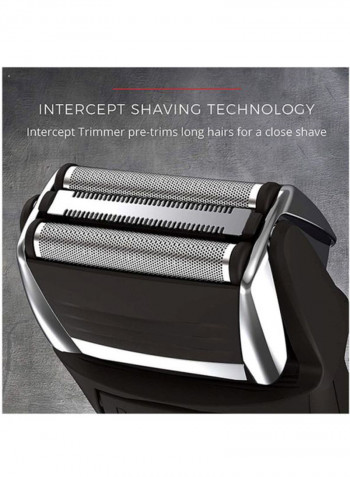 Foil Electric Shaver F5-5800 Black/Silver 2.4x6.1inch