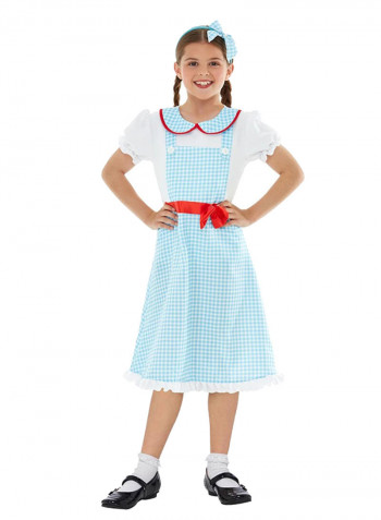 Checkered Print Fancy Dress Costume L