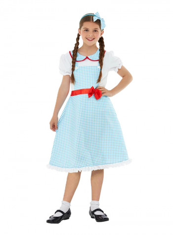 Checkered Print Fancy Dress Costume L