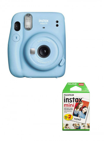 Instax Mini 11 Instant Film Camera With Pack Of 20 Film