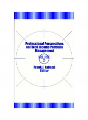 Professional Perspectives on Fixed Income Portfolio Management, Volume 2 Hardcover