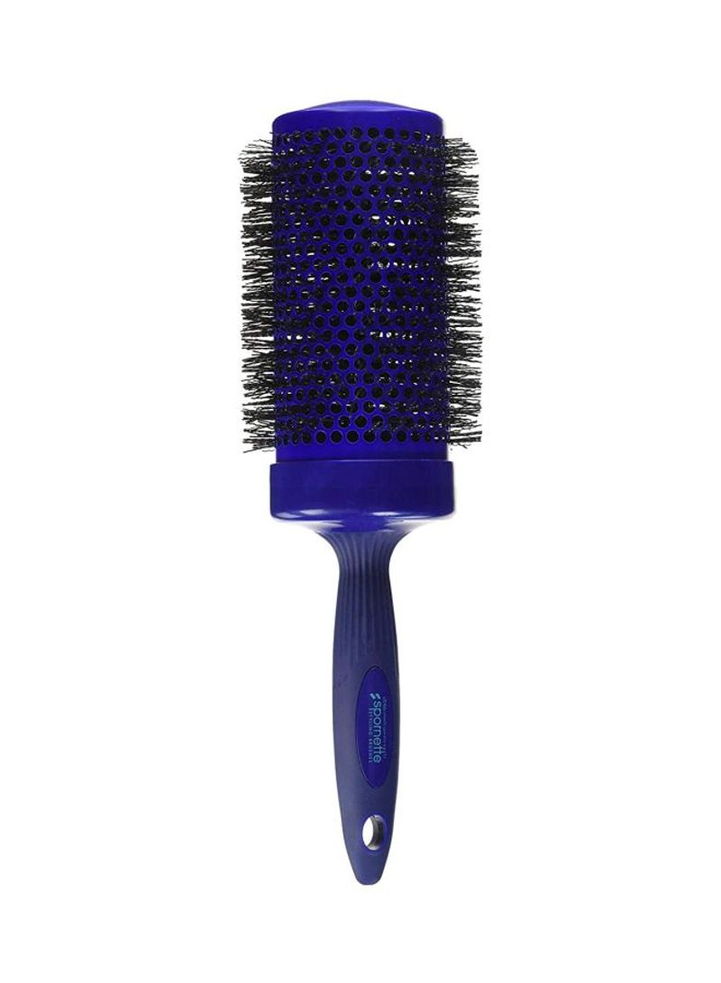 Round Hair Brush Blue/Black