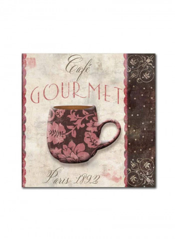 Patisserie Xiii Canvas Wall Art multicolour 16 x 20inch