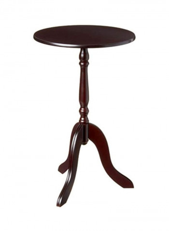 Wooden End Table Dark Cherry