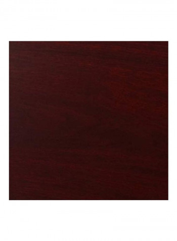 Wooden End Table Dark Cherry