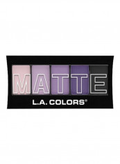 5 - Colour Matte Eyeshadow Palette Purple Cashmere
