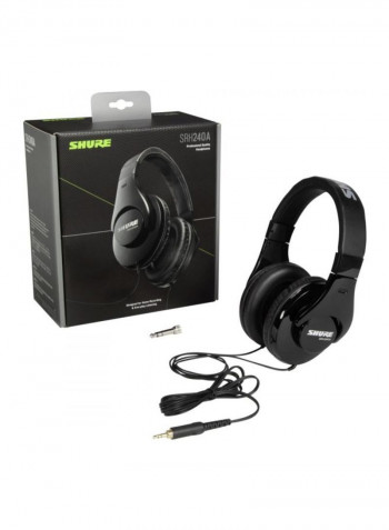 Portable Studio Over-Ear Headphones Black