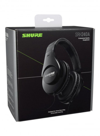 Portable Studio Over-Ear Headphones Black