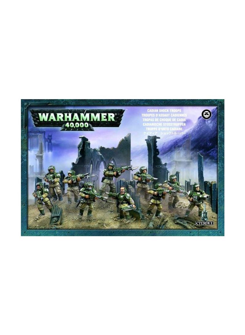 79-Piece Warhammer 40,000 Cadian Shock Troops Miniature Game 99120105074