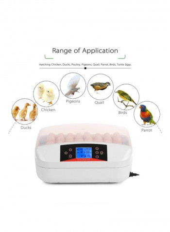 Automatic Egg Incubator White