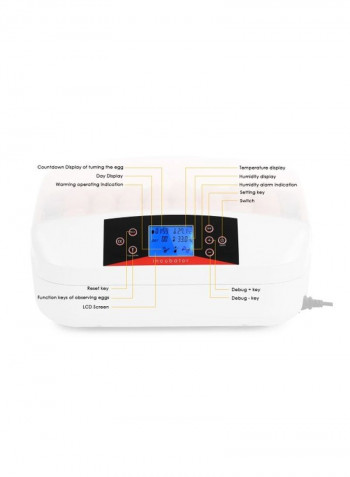 Automatic Egg Incubator White