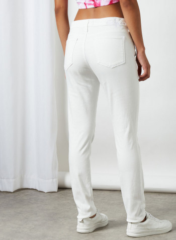Mid Rise Skinny Jeans Denim Light