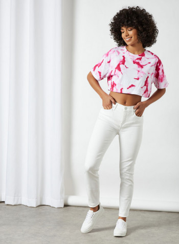 Mid Rise Skinny Jeans Denim Light