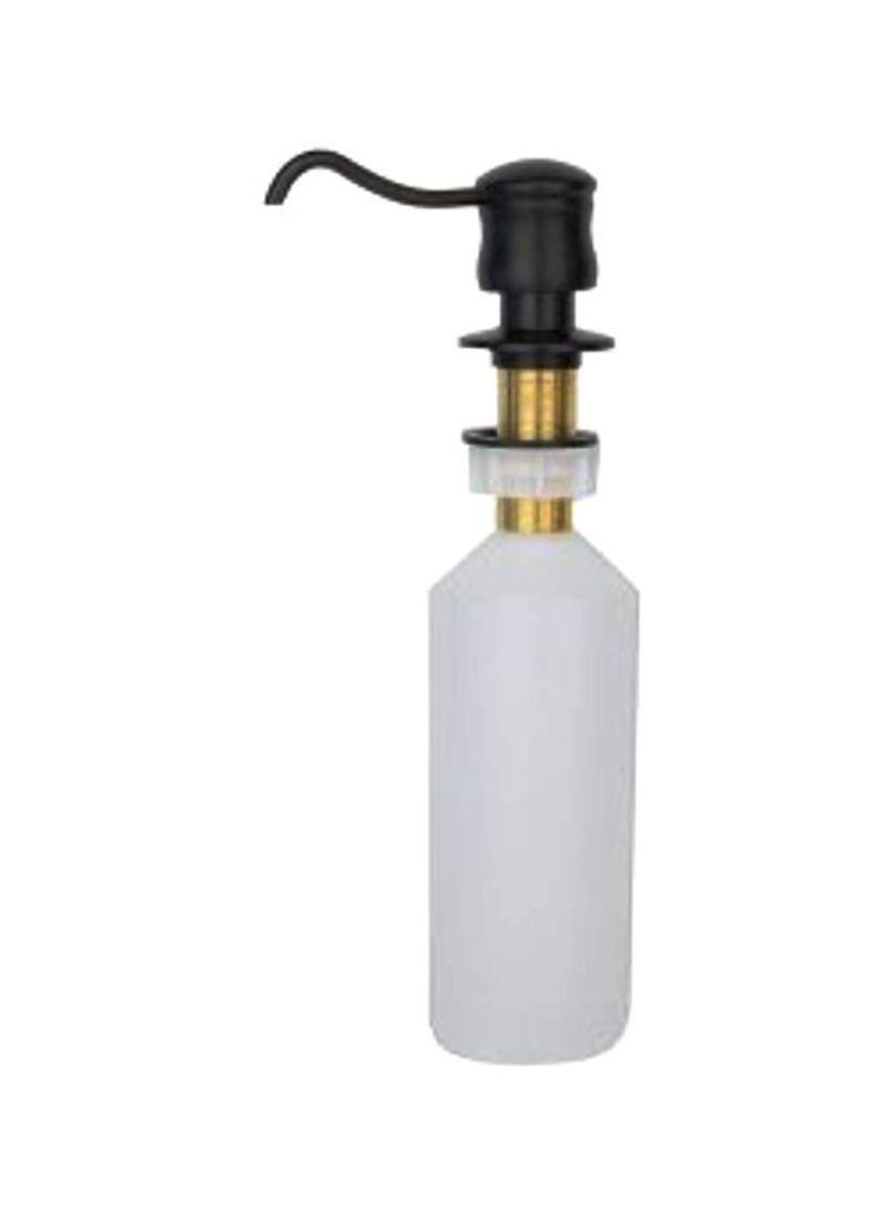 Soap And Lotion Dispenser White/Gold/Black 12inch
