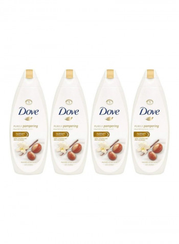 Pack Of 4 Purely Pampering Nourishing Body Wash 4 x 650ml