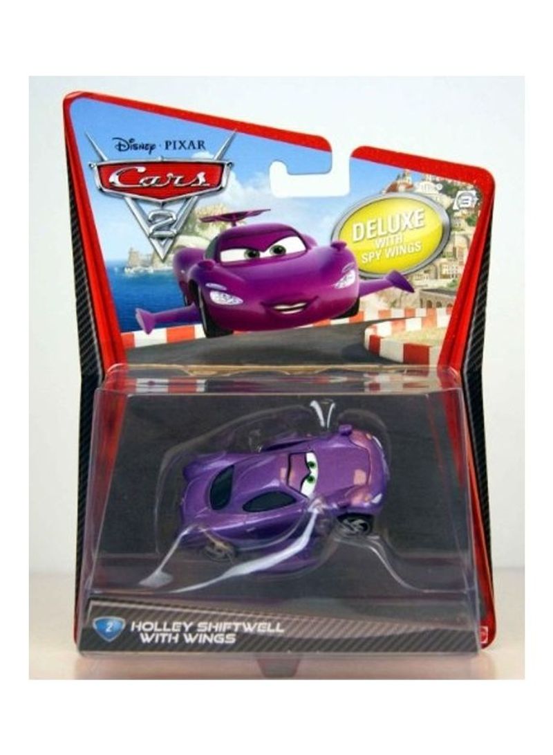 Disney Pixar Cars 2 Holley Shiftwell Deluxe With Spy Wings 3x8inch
