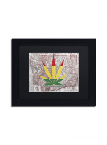 Legalized In Washington Framed Wall Poster Multicolour 11 x 14inch