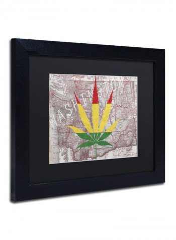 Legalized In Washington Framed Wall Poster Multicolour 11 x 14inch