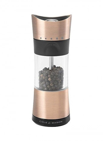 Handheld Pepper Mill Gold/Clear/Black