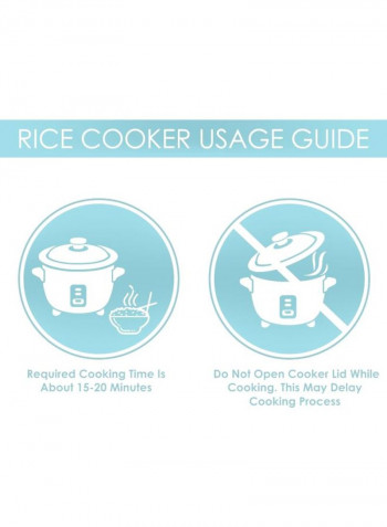 Joy Electric Rice Cooker 1L 1 l 400 W 388 Red/Silver/Clear