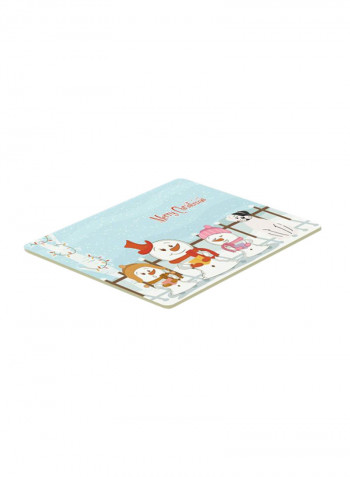 Merry Christmas Carolers Boxer Cooper Kitchen/Bath Mat Multicolour 8 x 24inch