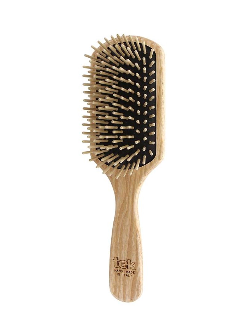Wooden Hair Brush Beige/Black