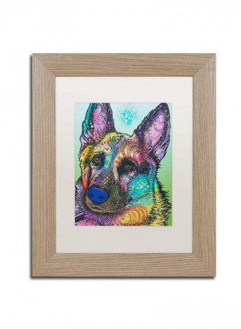Reza 20 Framed Wall Art Multicolour 11 x 14inch