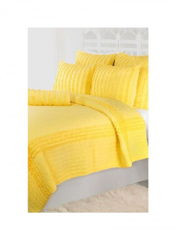 Neckroll Decorative Pillow Yellow 6x20inch