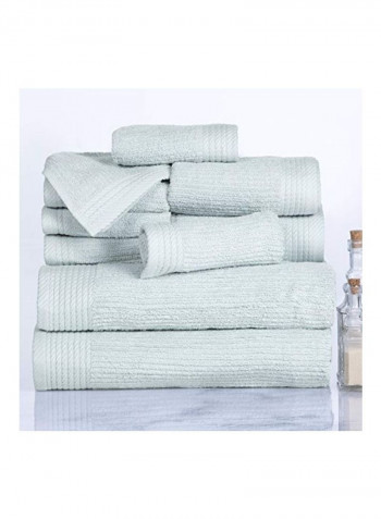 Pack Of 10 Cotton Towel Set Black