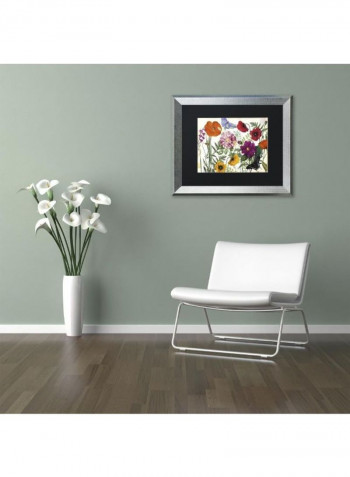 Praying Mantis And Pepper 2 Framed Wall Art multicolour 11 x 14inch