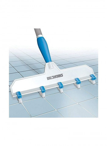 Adjustable Grout Brush White/Blue