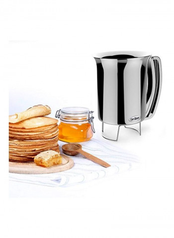 Pancake Batter Dispenser White/Black 5.8x6.2x4.2inch