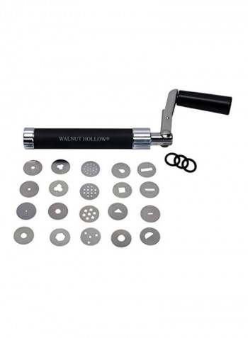 Clay Extruder With Easy Crank Handle Silver/Black