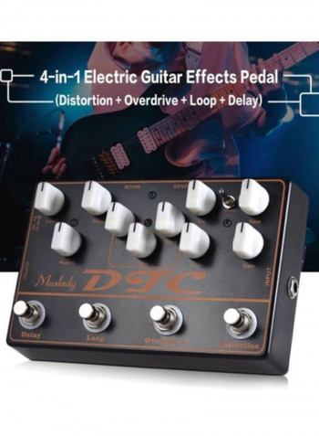 4-In-1 Electric Guitar Effects Pedal