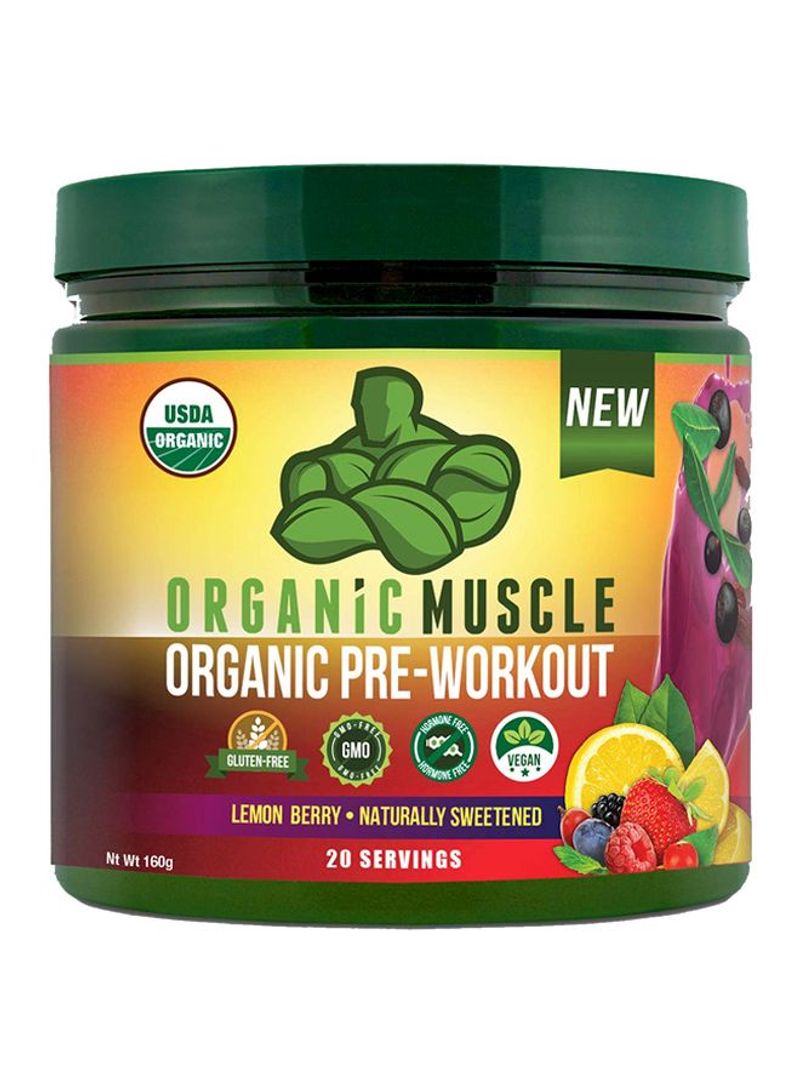 Organic Pre Workout Supplement - Lemon Berry