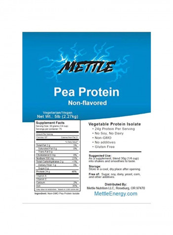 Pea Protein Supplement