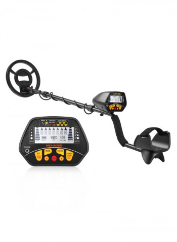 Lightweight Metal Detector With LCD Display Black