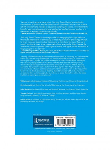 Teaching Toward Democracy: Educators As Agents Of Change Paperback 2