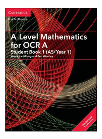 A Level Mathematics For OCR A Paperback Student Edition
