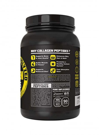 Hydrolyzed Collagen Peptides Dietary Supplement
