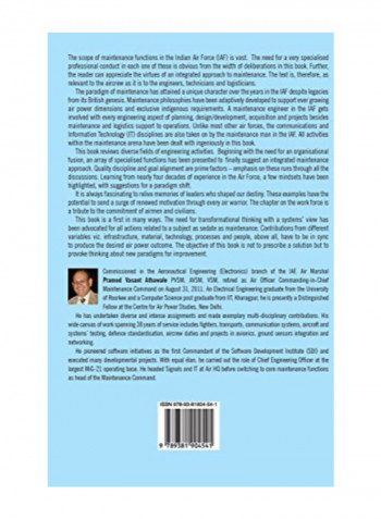 Indian Air Force: The Maintenance Paradigm Hardcover
