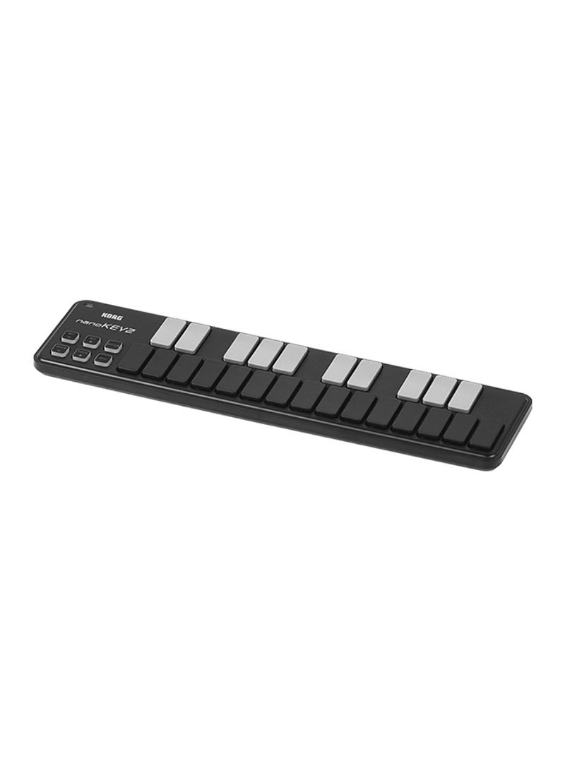 Korg Nanokey2 Slim-Line 25 Key Portable USB Midi Keyboard With USB Cable