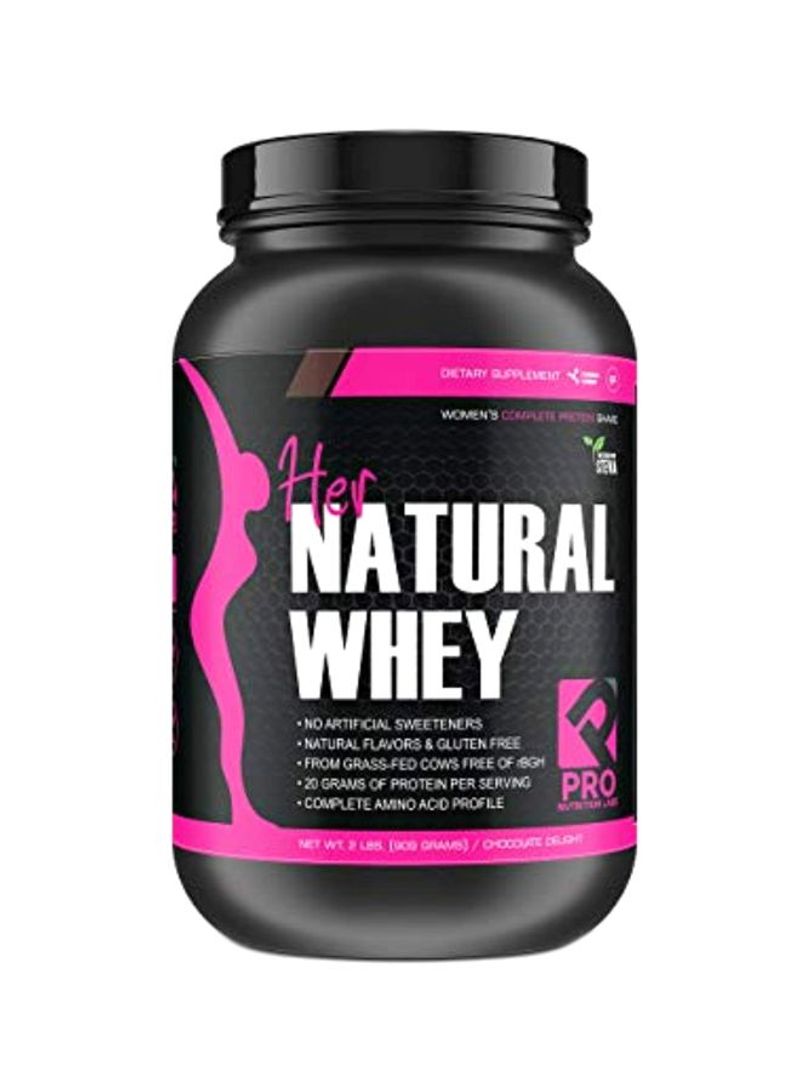 Chocolate Delight Natural Whey Protein Powder