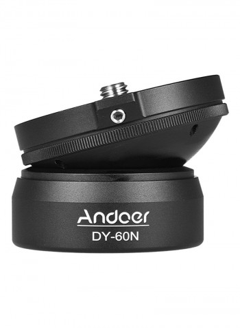Dy-60N Tripod Adjusting Plate Level Base With Bubble Level  Bag Black