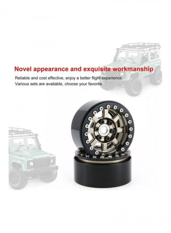 Aluminum Alloy Wheels Rims For RC Crawler Car Axial 17.5 x 9 x 3.2cm
