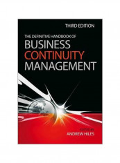 The Definitive Handbook Of Business Continuity Management Hardcover 4