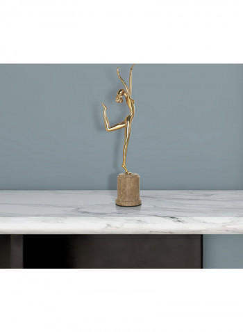 Dancer Tabletop Sculpture Gold